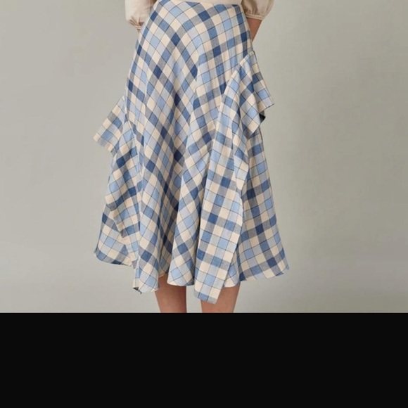 Apparalel cotton gingham midi skirt - Picture 1 of 1